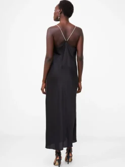 Diamante Strap Slip Dress