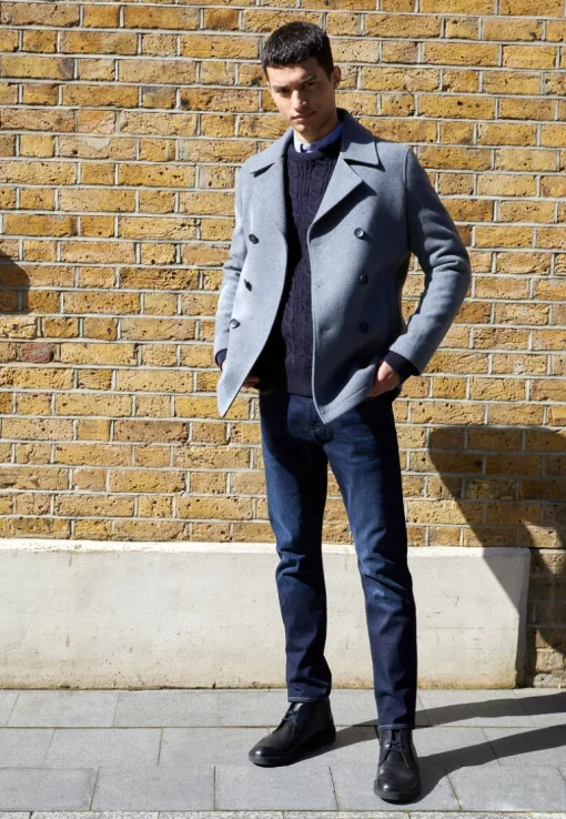 Double Breasted Peacoat