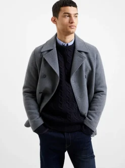 Double Breasted Peacoat