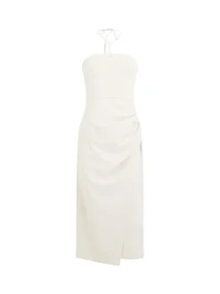 Echo Crepe Halterneck Midi Dress
