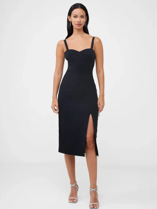 Echo Crepe Lace Dress