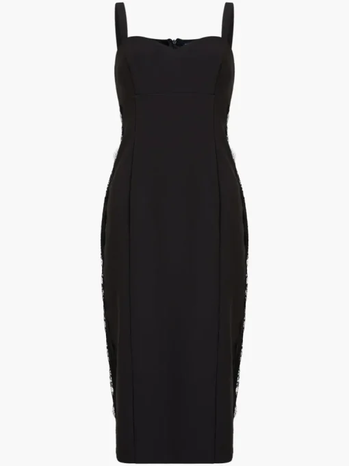Echo Crepe Lace Dress