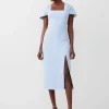 Echo Crepe Midi Dress
