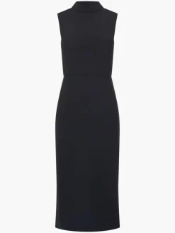 Echo Crepe Mock Neck Dress