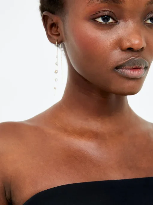 Echo Crepe Strapless Midi Dress