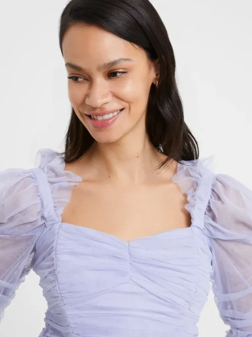 Edrea Tulle Cropped Top