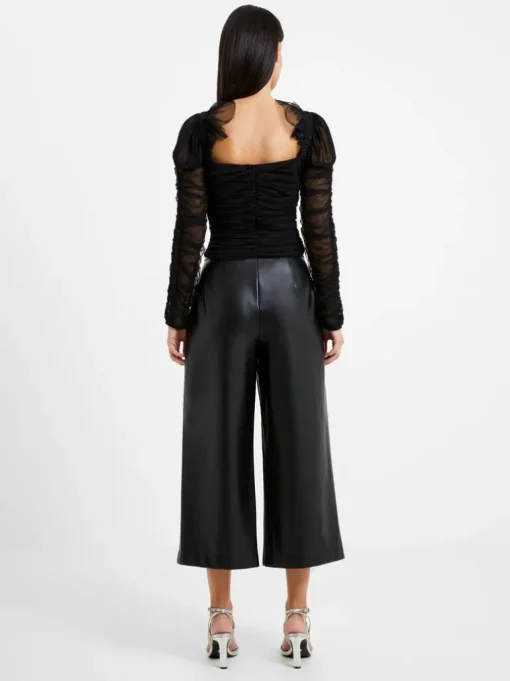 Edrea Tulle Cropped Top