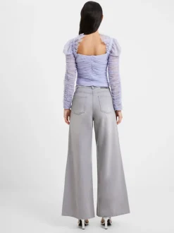 Edrea Tulle Cropped Top