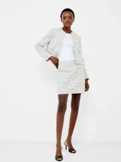 Effie Boucle Collarless Blazer