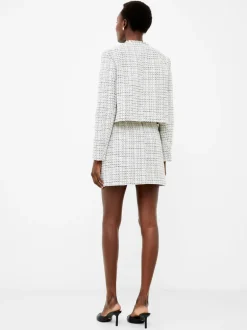 Effie Boucle Collarless Blazer