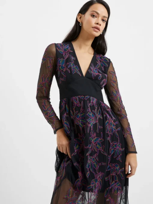 Emilia Embroidered Maxi Dress