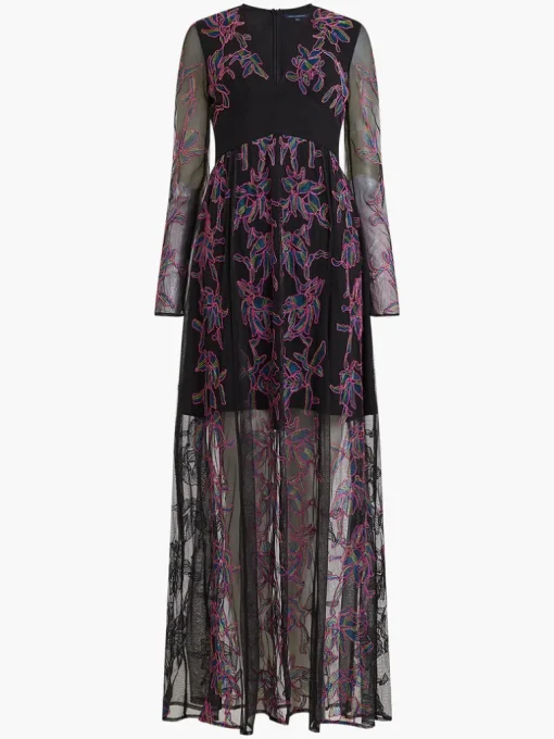 Emilia Embroidered Maxi Dress