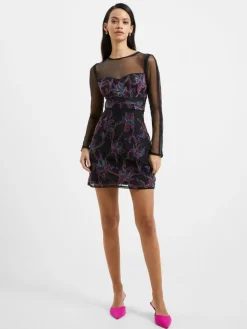 Emilia Embroidered Mini Dress
