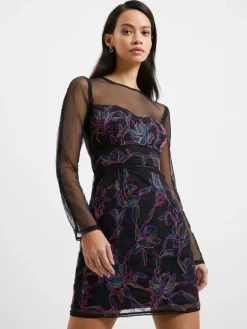 Emilia Embroidered Mini Dress