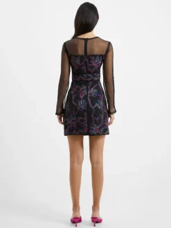 Emilia Embroidered Mini Dress