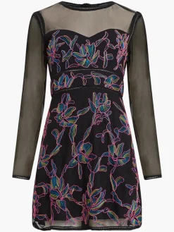 Emilia Embroidered Mini Dress