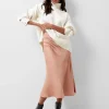 Ennis Eco Satin Midaxi Slip Skirt