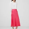 Ennis Eco Satin Midaxi Slip Skirt