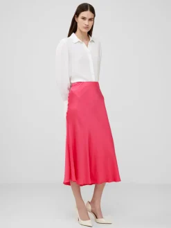 Ennis Eco Satin Midaxi Slip Skirt