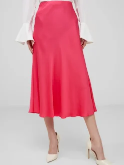 Ennis Eco Satin Midaxi Slip Skirt