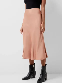 Ennis Eco Satin Midaxi Slip Skirt
