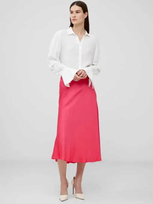 Ennis Eco Satin Midaxi Slip Skirt