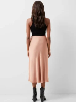 Ennis Eco Satin Midaxi Slip Skirt