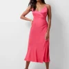Ennis Eco Satin Slip Midi Dress