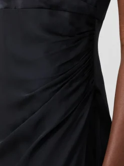 Ennis Eco Satin Slip Midi Dress