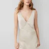 Ennis Eco Satin Slip Mini Dress