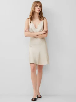 Ennis Eco Satin Slip Mini Dress