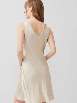 Ennis Eco Satin Slip Mini Dress