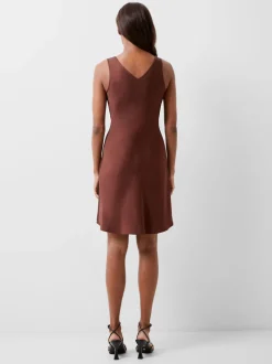 Ennis Eco Satin Slip Mini Dress