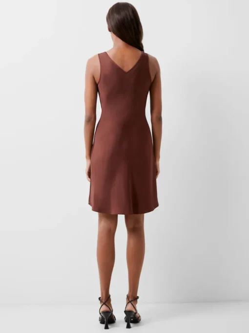 Ennis Eco Satin Slip Mini Dress