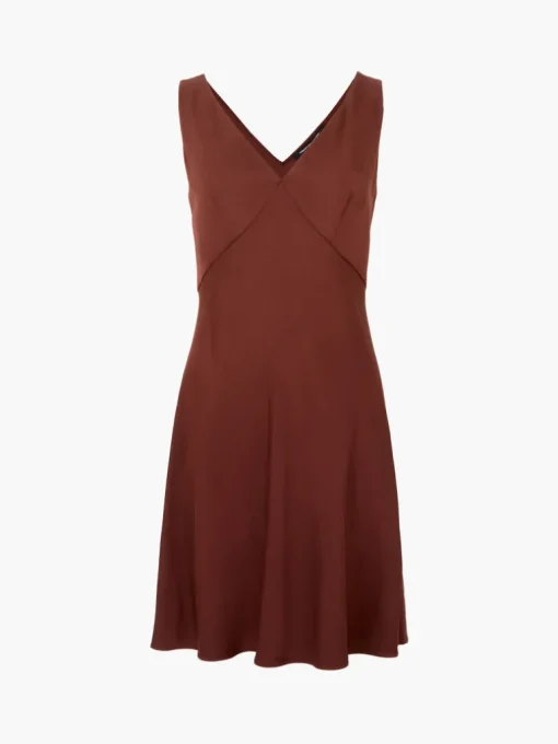 Ennis Eco Satin Slip Mini Dress