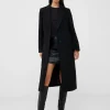 Fawn Felt Single Breasted Coat