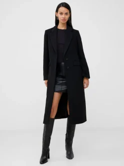 Fawn Felt Single Breasted Coat