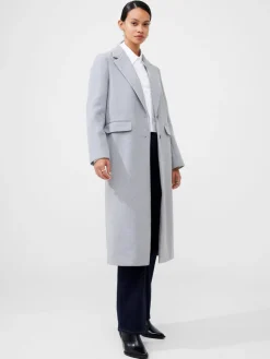 Fawn Felt Single Breasted Coat