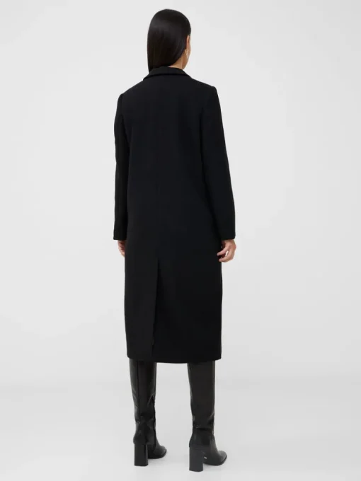 Fawn Felt Single Breasted Coat