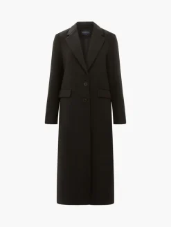 Fawn Felt Single Breasted Coat