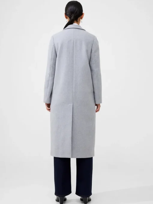 Fawn Felt Single Breasted Coat