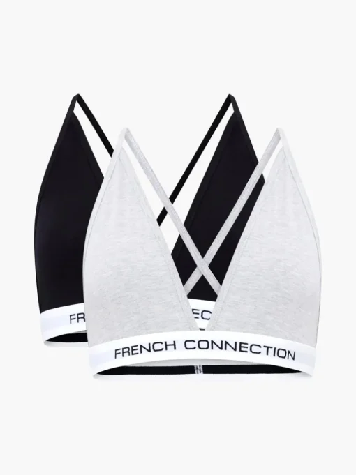 Fc 2 Pack Bralette 3Cm Logo