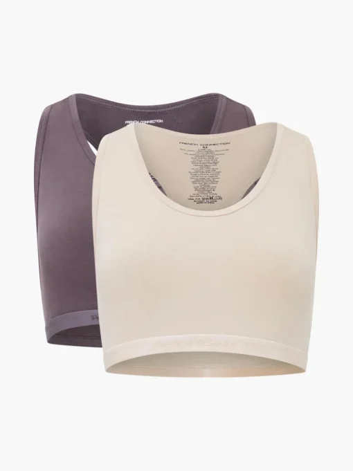 Fc 2 Pack Crop Top 2Cm Tonal