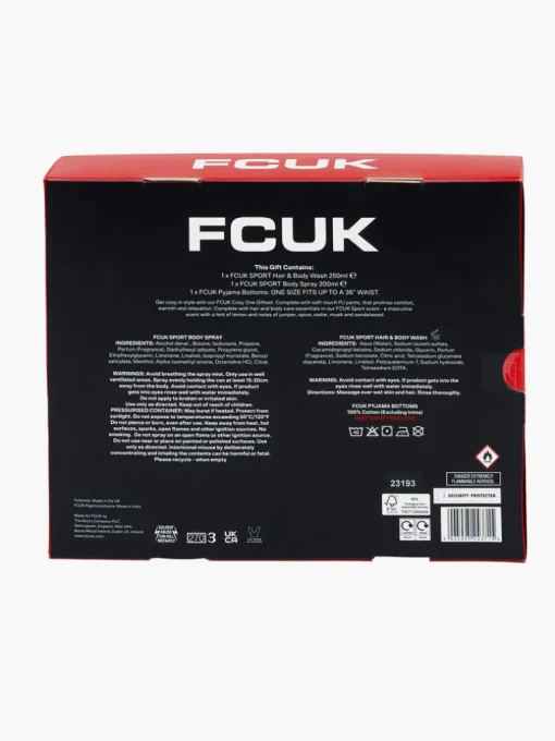 FCUK The Cosy One Pyjamas Gift Set