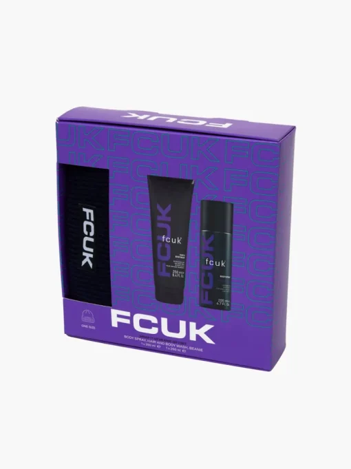 FCUK Wrap It Up Beanie Hat Gift Set