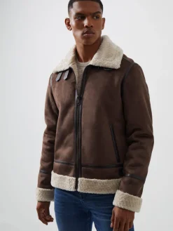 Flight Faux Shearling Jacket