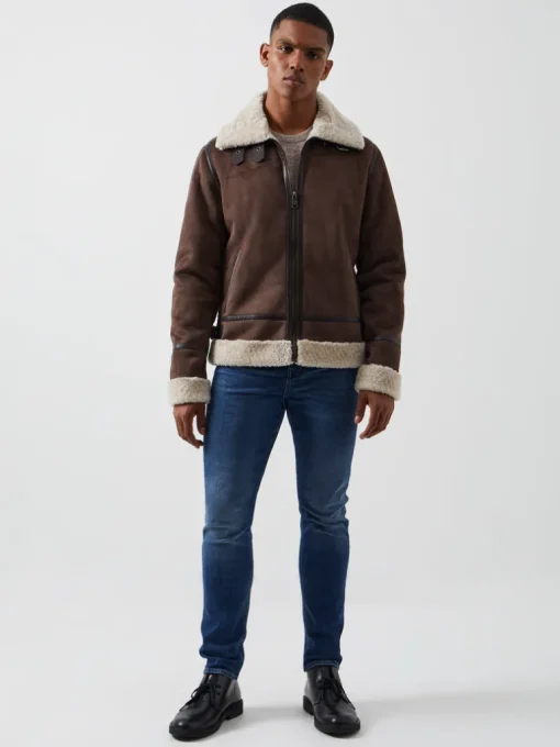 Flight Faux Shearling Jacket