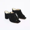 Flora Fringed Mules