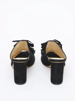 Flora Fringed Mules