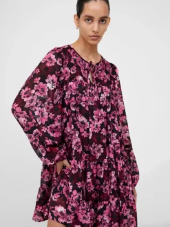 Floral Smock Mini Dress